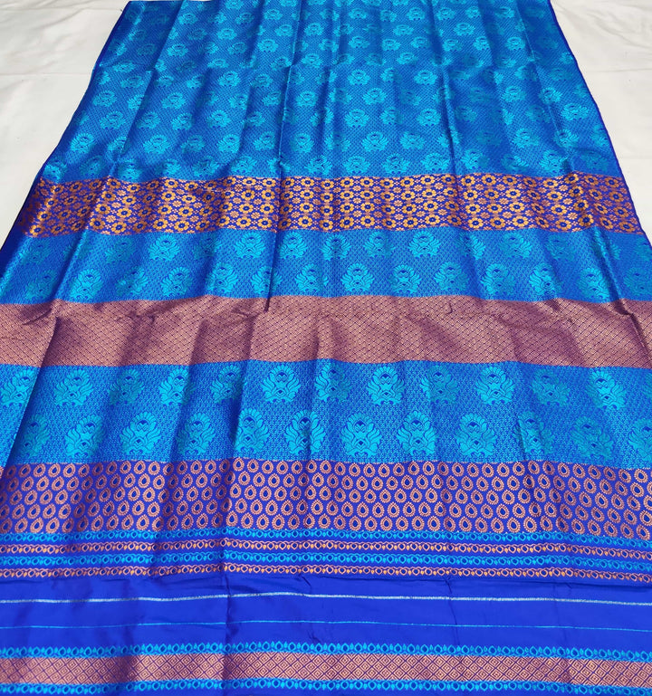 Colouring Jari Bedsheet Mix Set Mekhela Sador