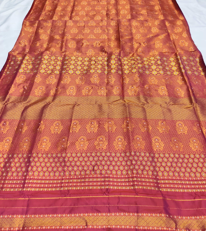 Colouring Jari Bedsheet Mix Set Mekhela Sador