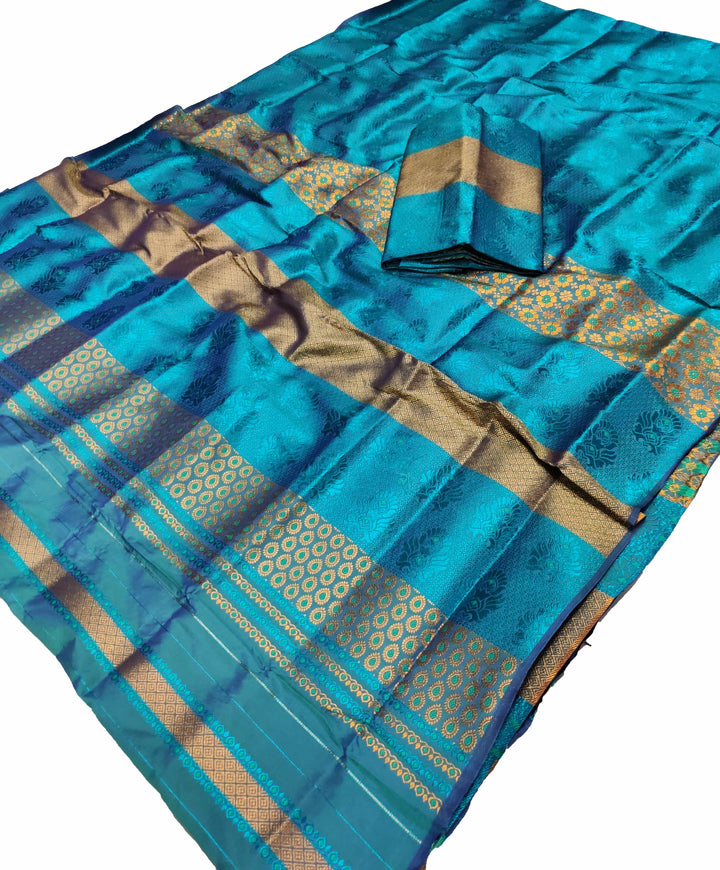 Colouring Jari Bedsheet Mix Set Mekhela Sador