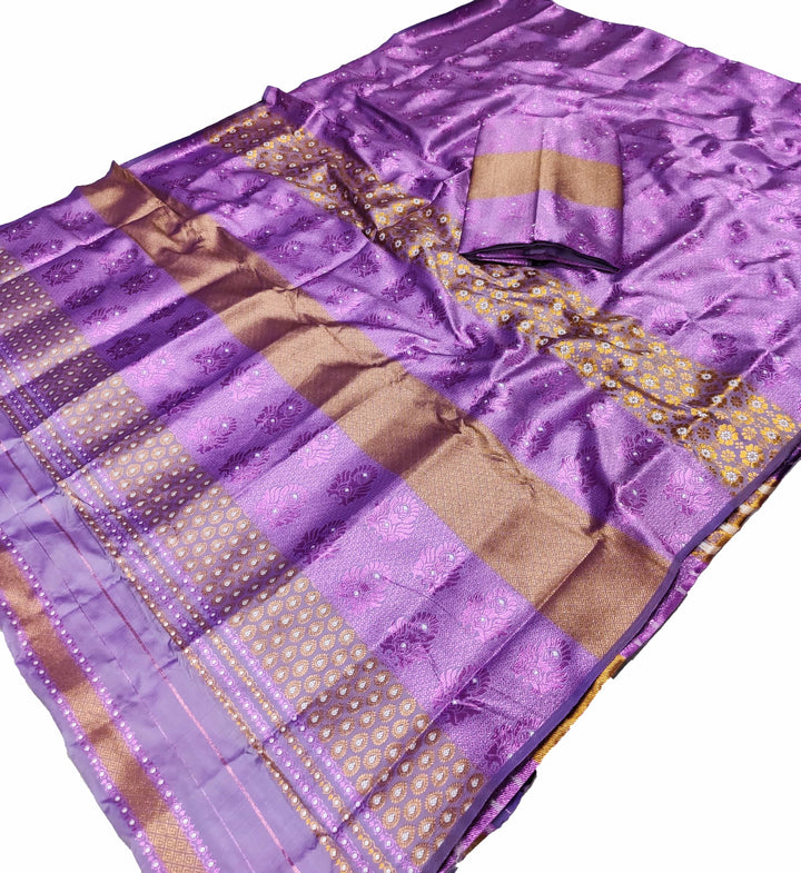 Colouring Jari Bedsheet Mix Set Mekhela Sador