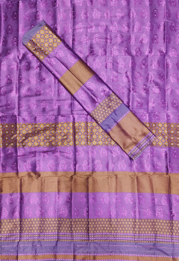 Colouring Jari Bedsheet Mix Set Mekhela Sador