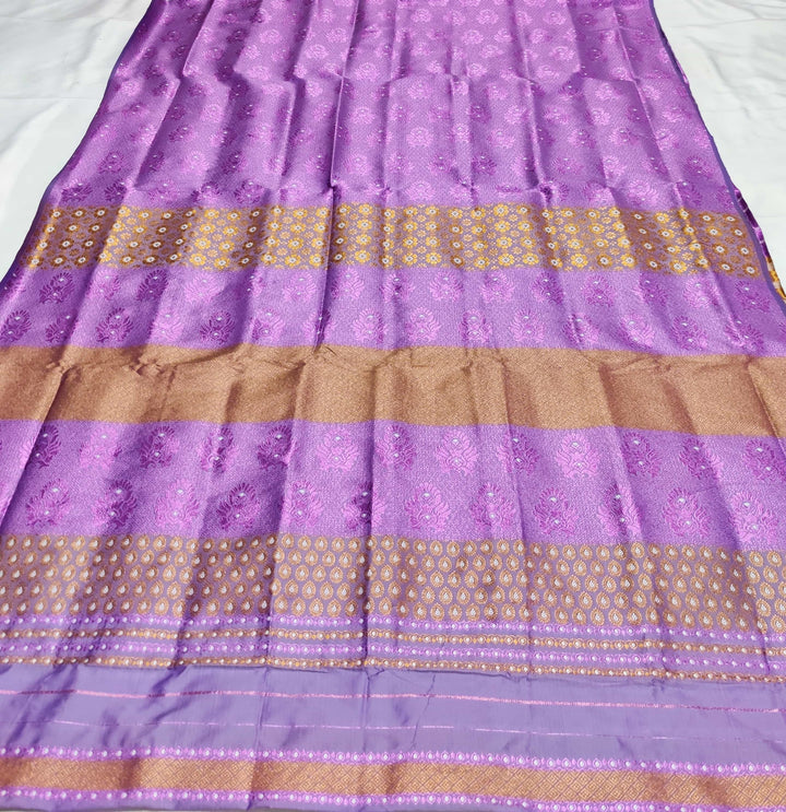 Colouring Jari Bedsheet Mix Set Mekhela Sador