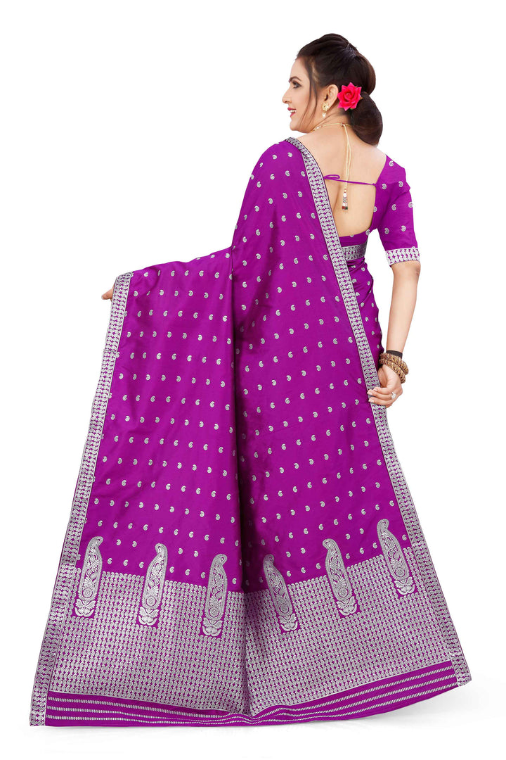 Silver Guna Poly Set Mekhela Sador