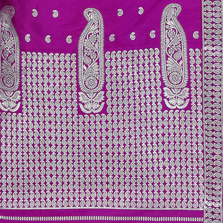 Silver Guna Poly Set Mekhela Sador