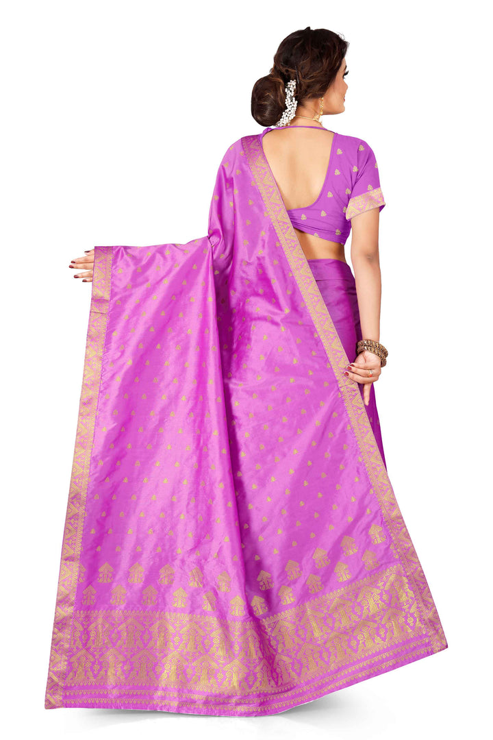 Gold Guna Poly Set Mekhela Sador