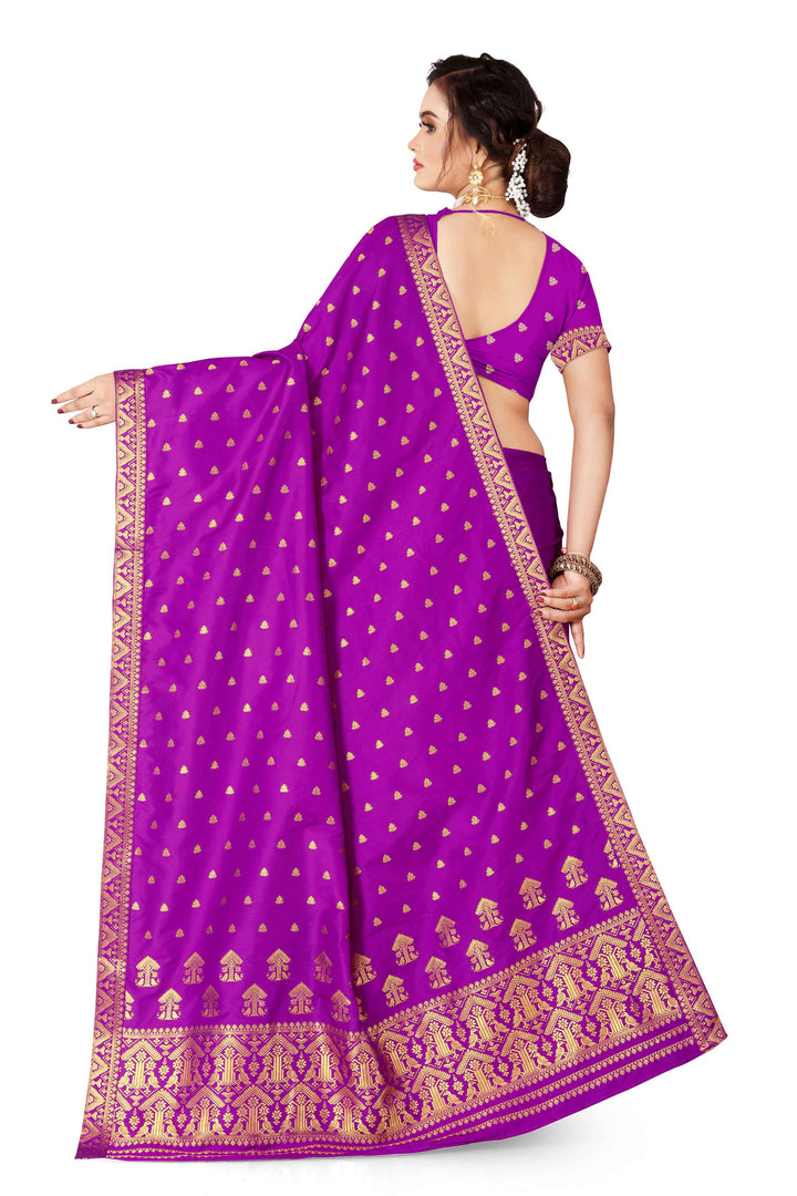 Gold Guna Poly Set Mekhela Sador
