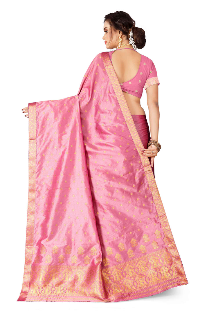 Gold Guna Poly Set Mekhela Sador