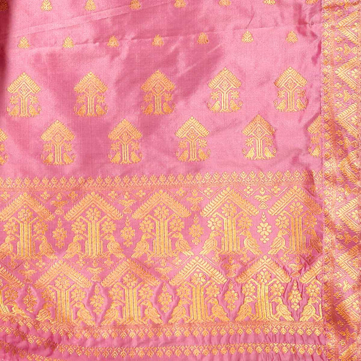 Gold Guna Poly Set Mekhela Sador