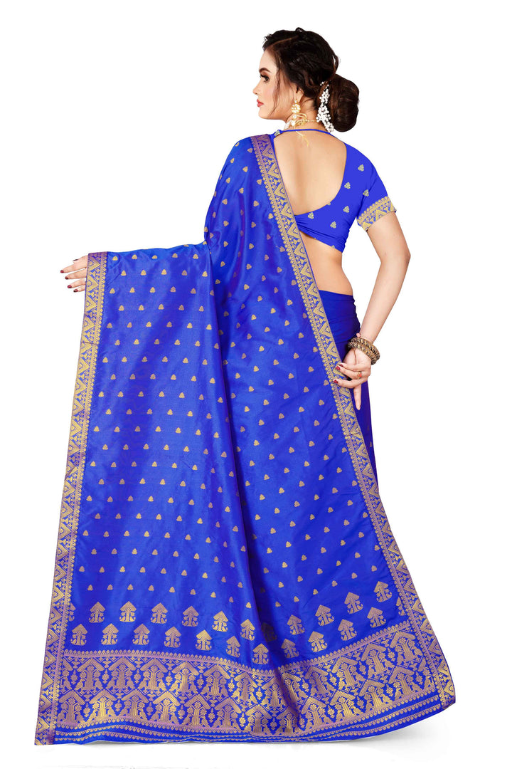 Gold Guna Poly Set Mekhela Sador
