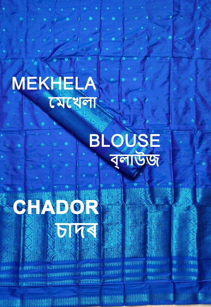Colouring Jari Poly Set Mekhela Sador