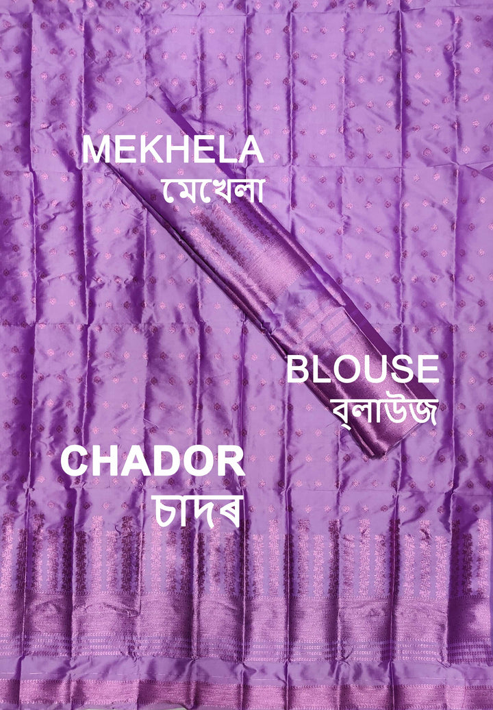 Colouring Guna Poly Set Mekhela Sador