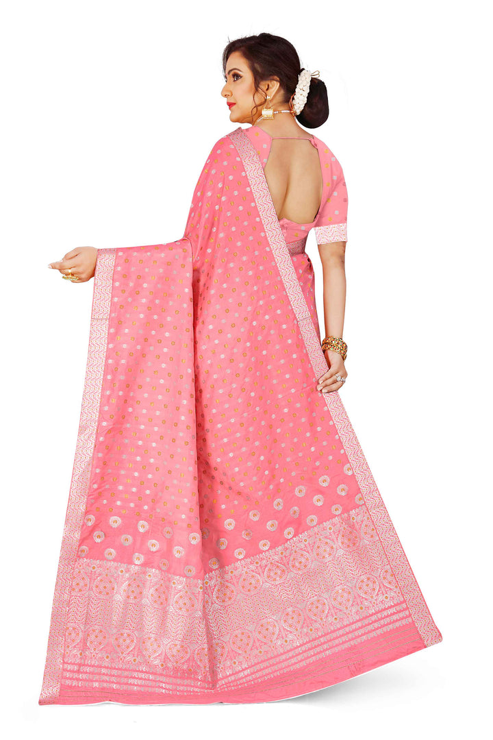Gold-Silver Jari Mix Set Mekhela Sador