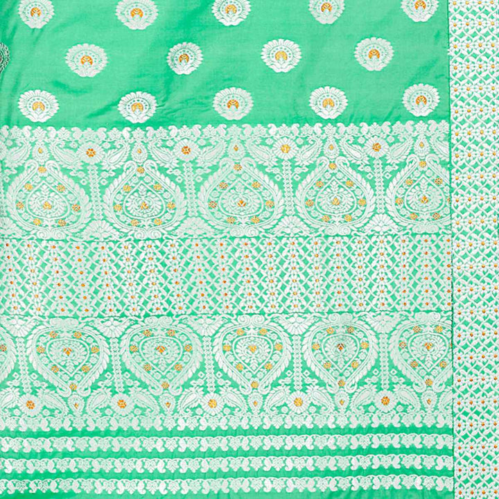 Gold-Silver Jari Mix Set Mekhela Sador