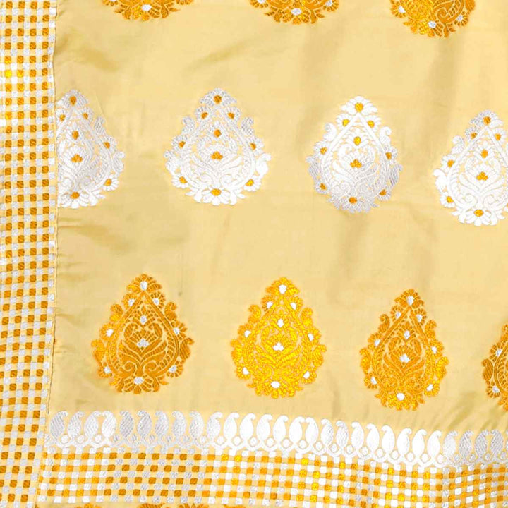 Gold-Silver Jari Mix Set Mekhela Sador