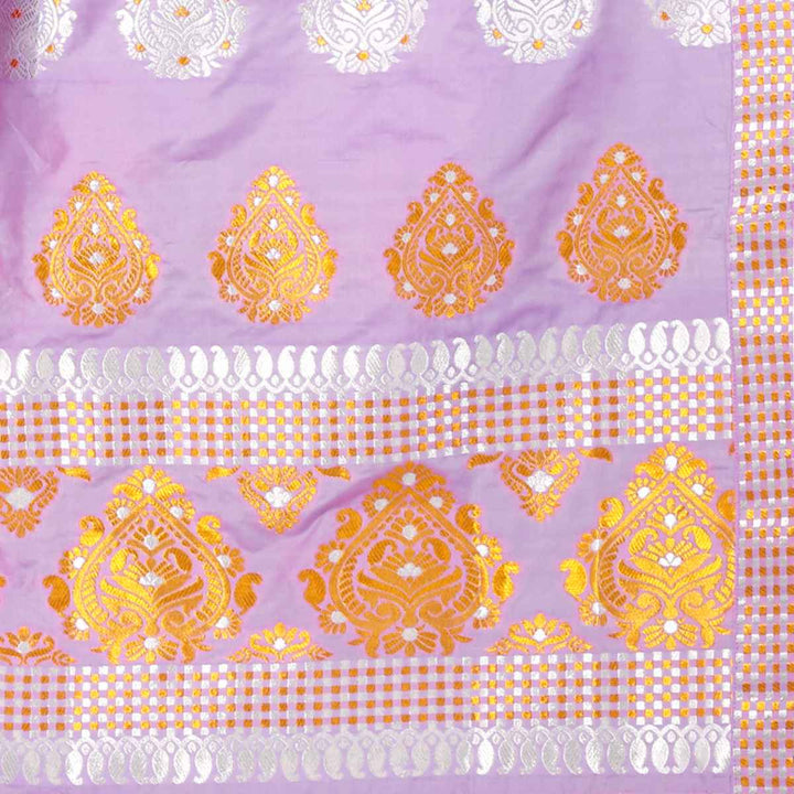 Gold-Silver Jari Mix Set Mekhela Sador