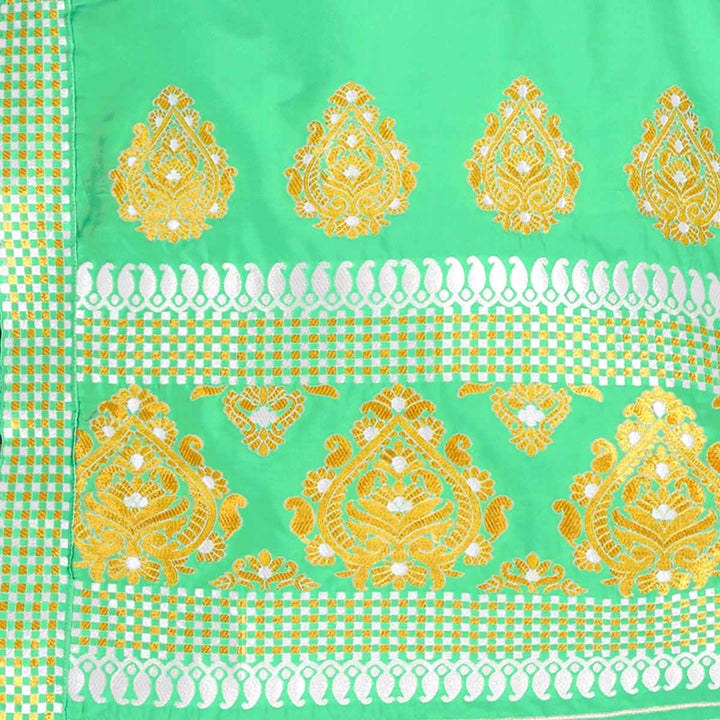Gold-Silver Jari Mix Set Mekhela Sador