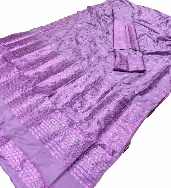 Colouring Jari Mix Set Mekhela Sador