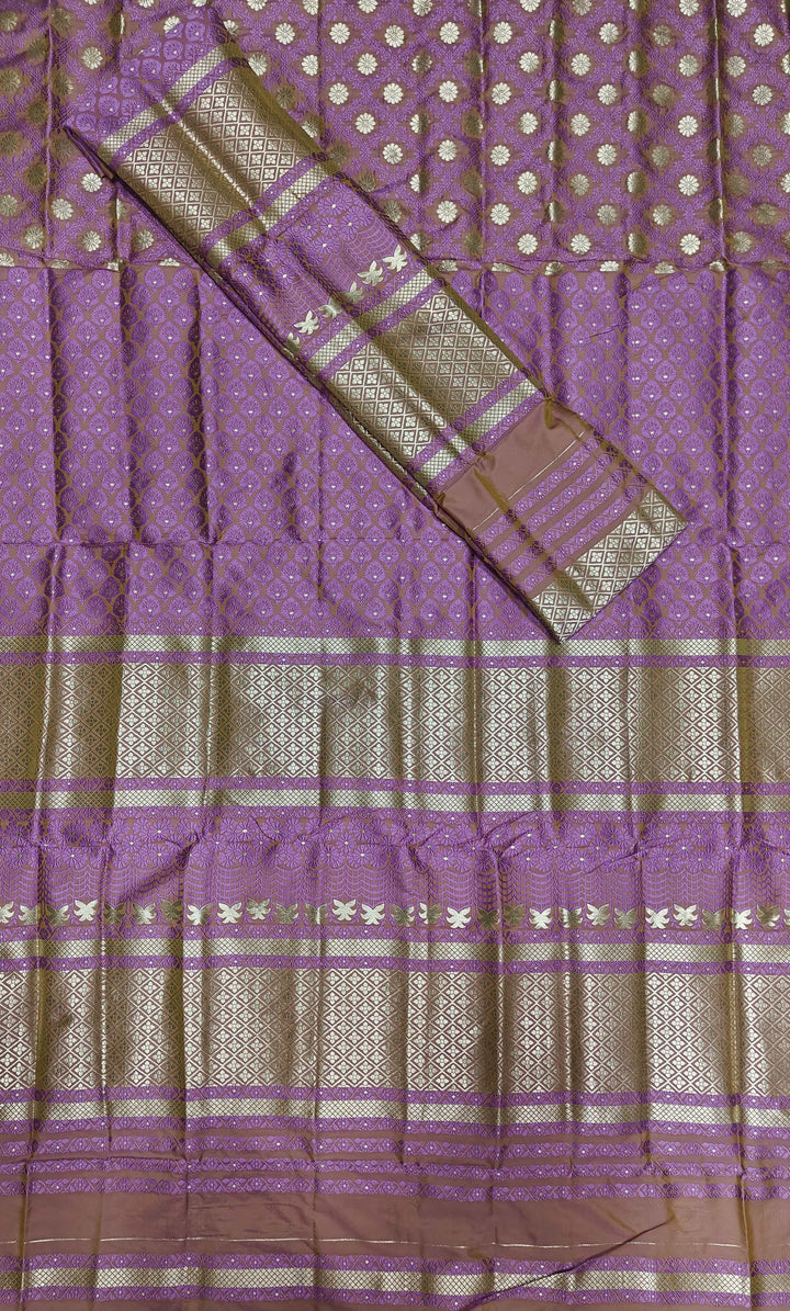 সূতাৰ- কাম (Dhaga-Work) মিক্স ছেট মেখলা চাদৰ