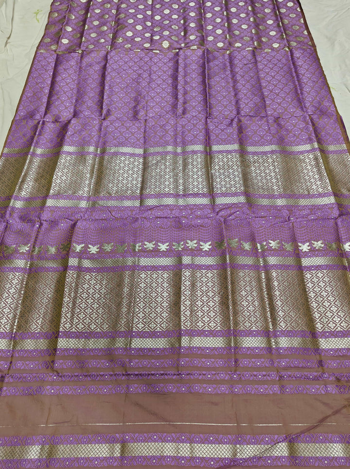 সূতাৰ- কাম (Dhaga-Work) মিক্স ছেট মেখলা চাদৰ