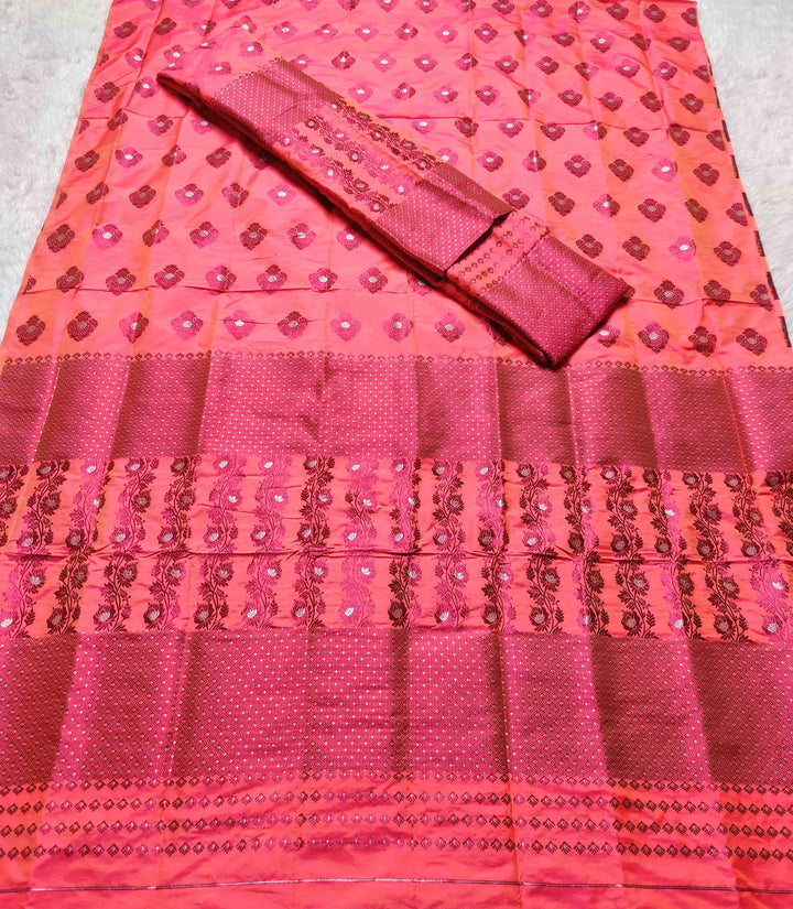 Colouring Jari Mix Set Mekhela Sador