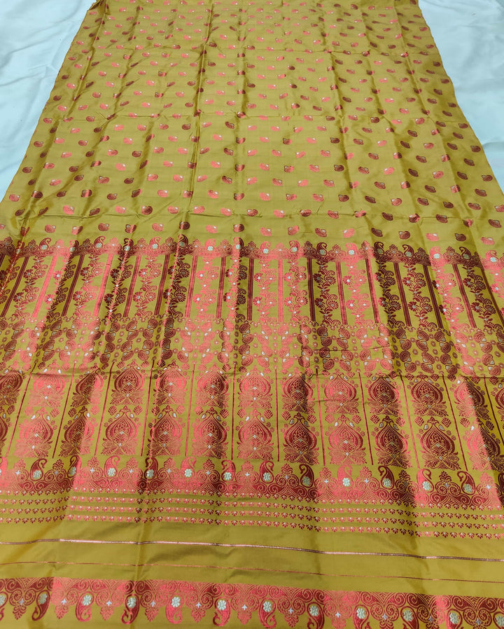 Colouring Jari Mix Set Mekhela Sador