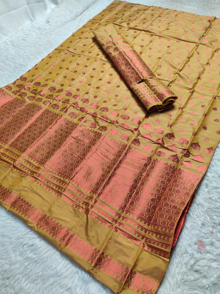 Colouring Jari Mix Set Mekhela Sador