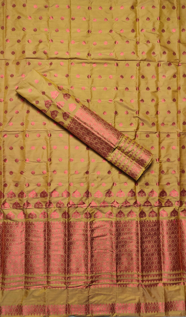 Colouring Jari Mix Set Mekhela Sador