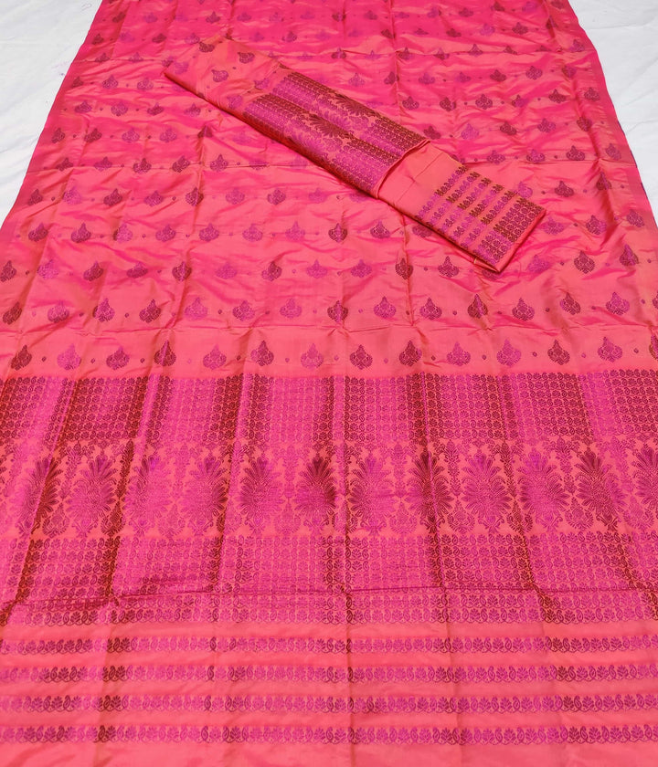 Colouring Jari Mix Set Mekhela Sador
