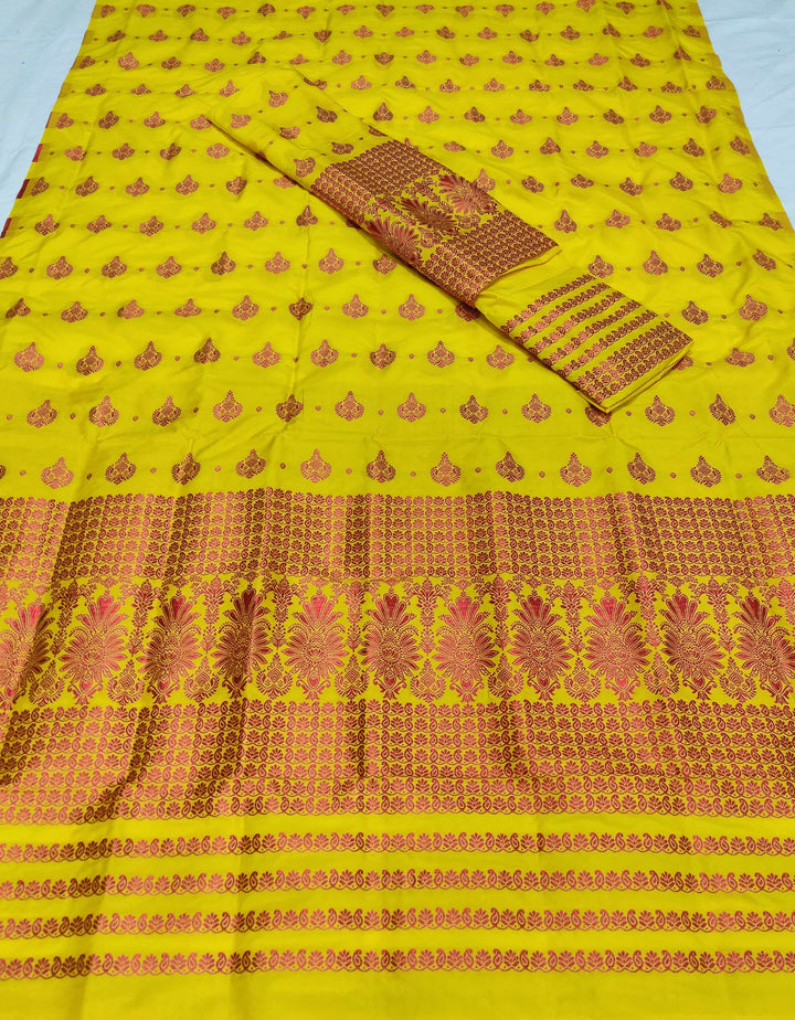 Colouring Jari Mix Set Mekhela Sador