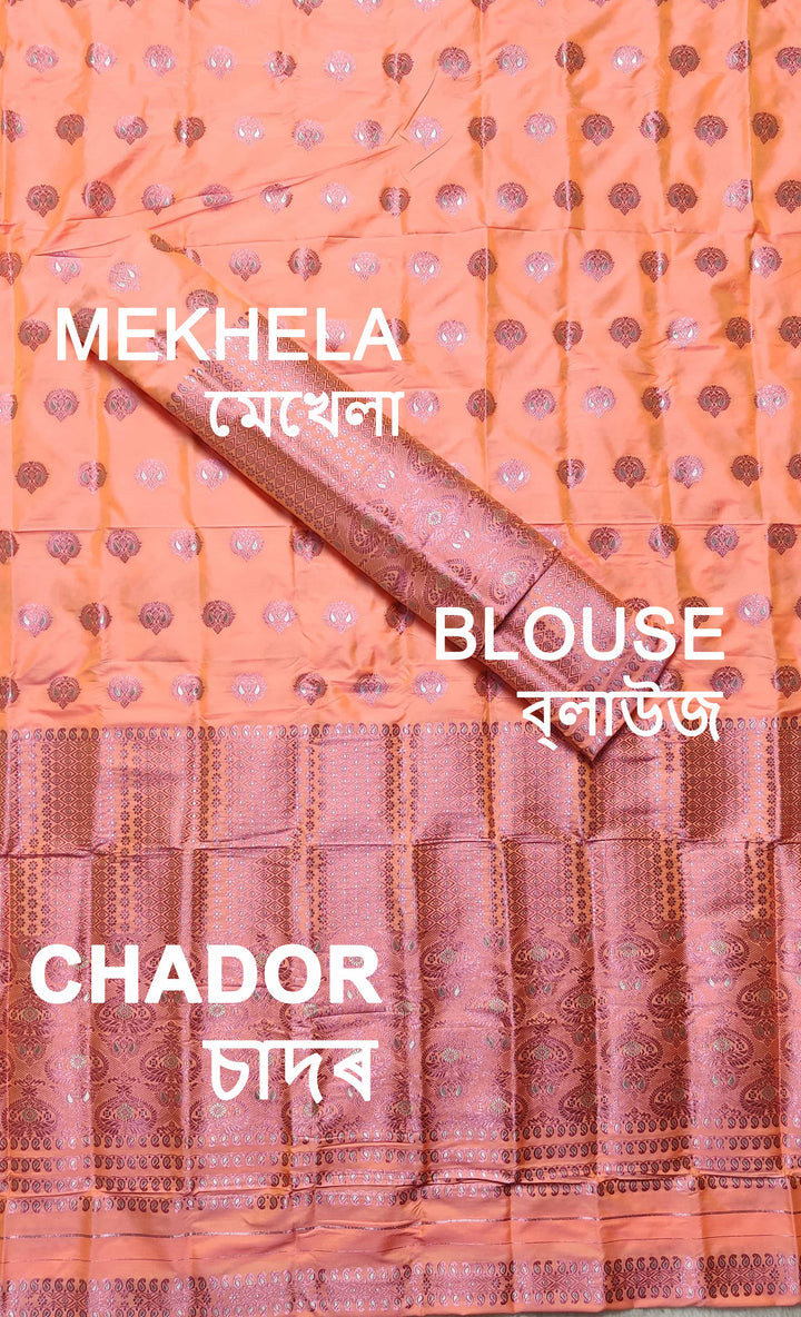 Colouring Jari Mix Set Mekhela Sador