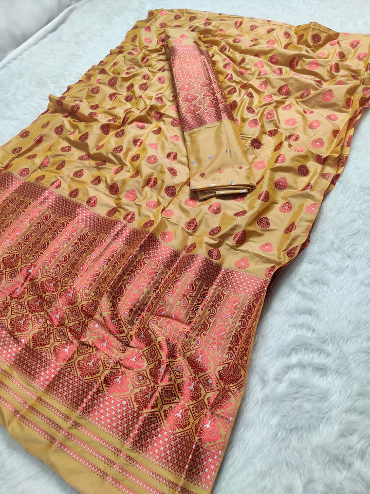 Colouring Jari Mix Set Mekhela Sador