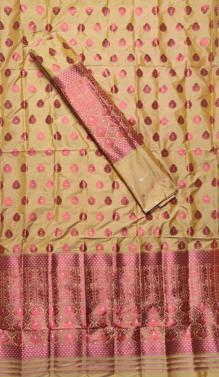 Colouring Jari Mix Set Mekhela Sador