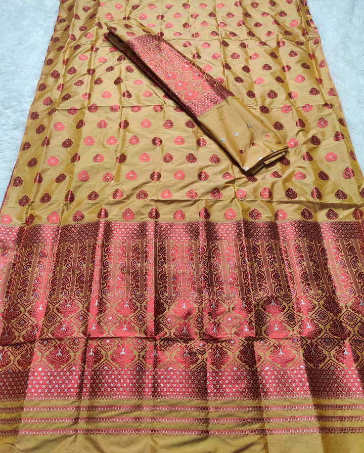 Colouring Jari Mix Set Mekhela Sador