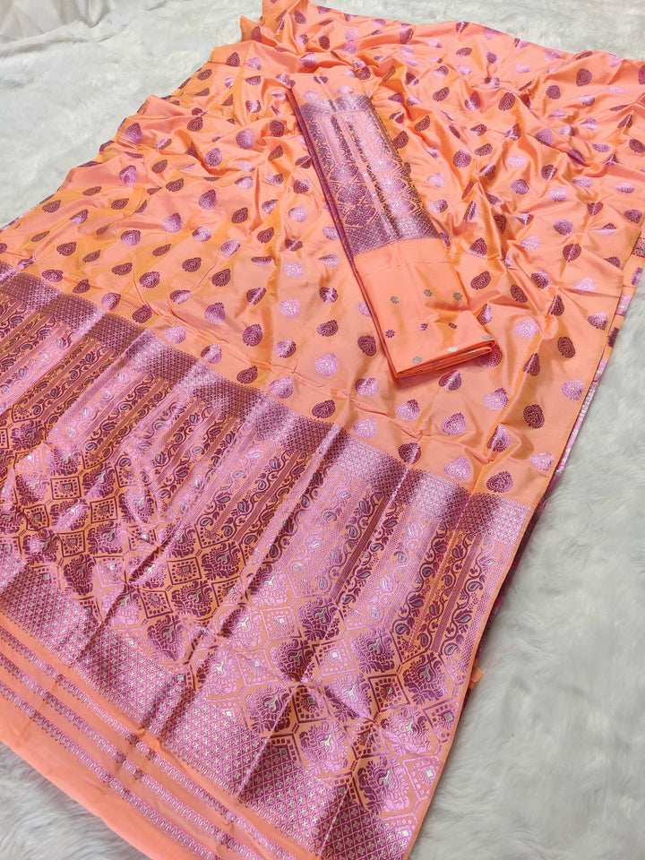 Colouring Jari Mix Set Mekhela Sador