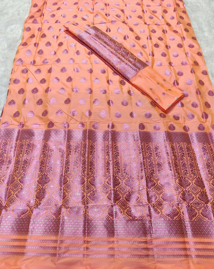 Colouring Jari Mix Set Mekhela Sador