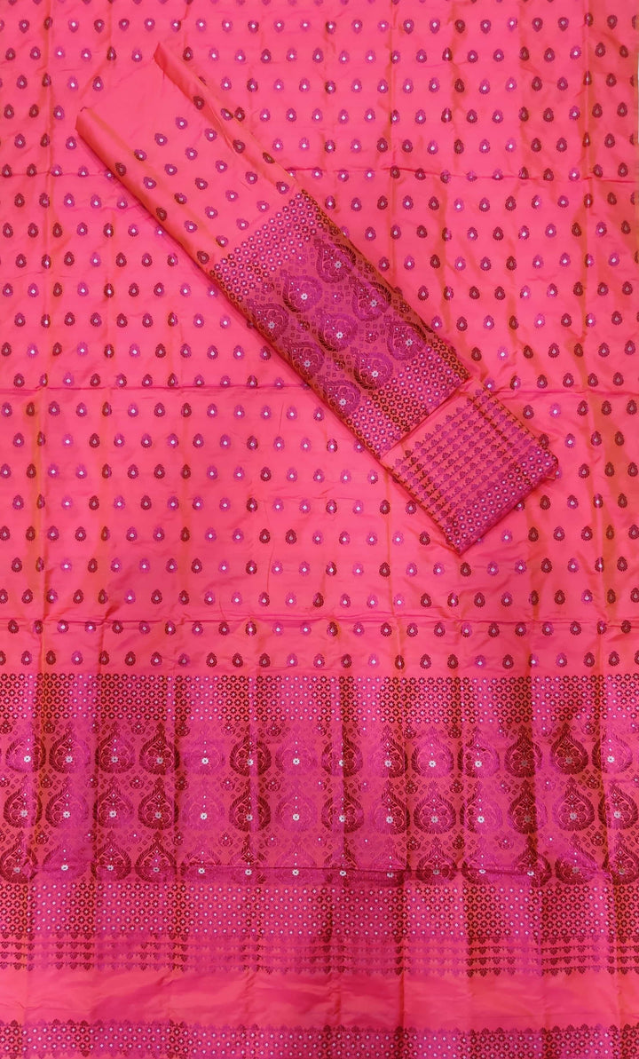 Colouring Jari Mix Set Mekhela Sador