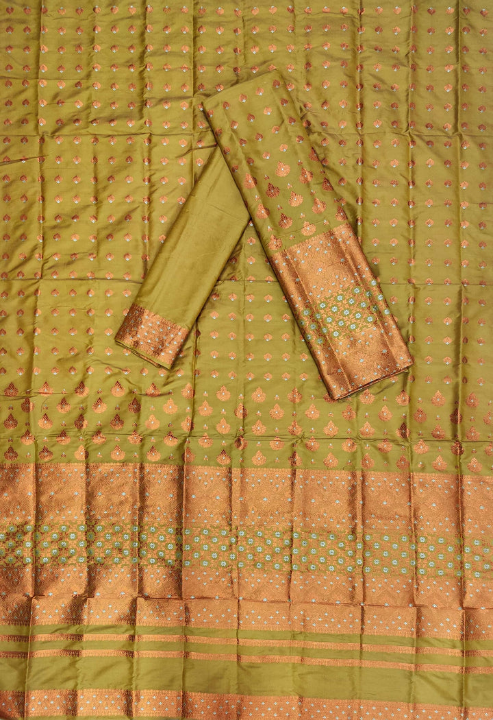 Colouring Jari Mix Set Mekhela Sador