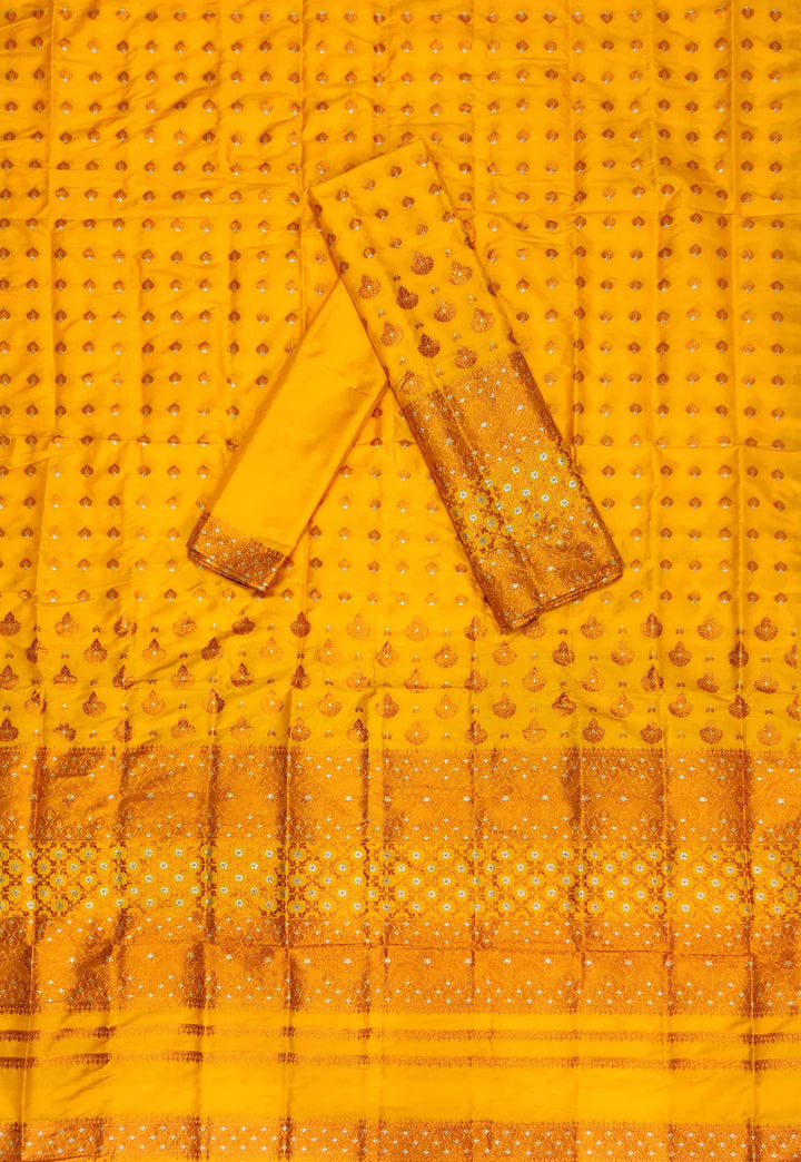 Colouring Jari Mix Set Mekhela Sador