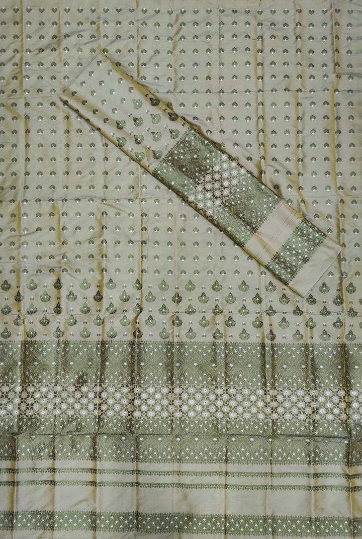 Colouring Jari Mix Set Mekhela Sador