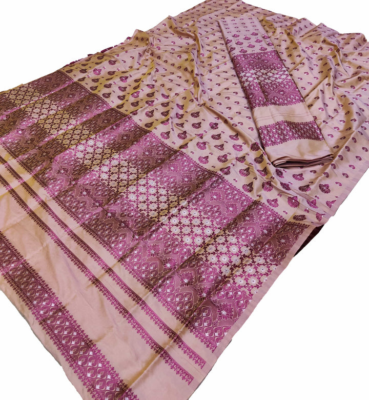 Colouring Jari Mix Set Mekhela Sador