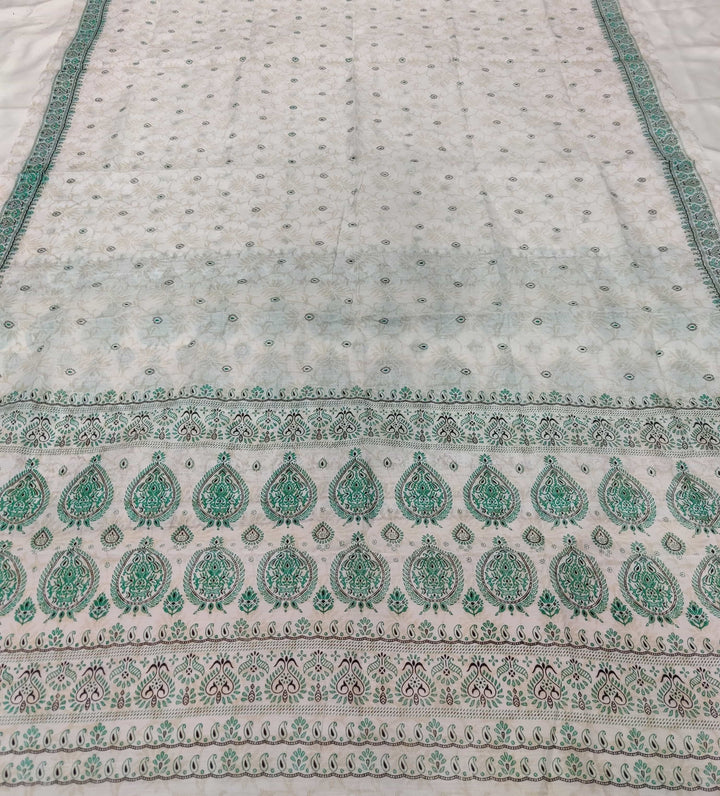 Printed Chanderi Cotton* Mekhela Sador - Braso Design