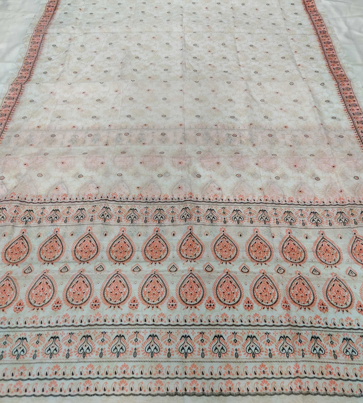 Printed Chanderi Cotton* Mekhela Sador - Braso Design