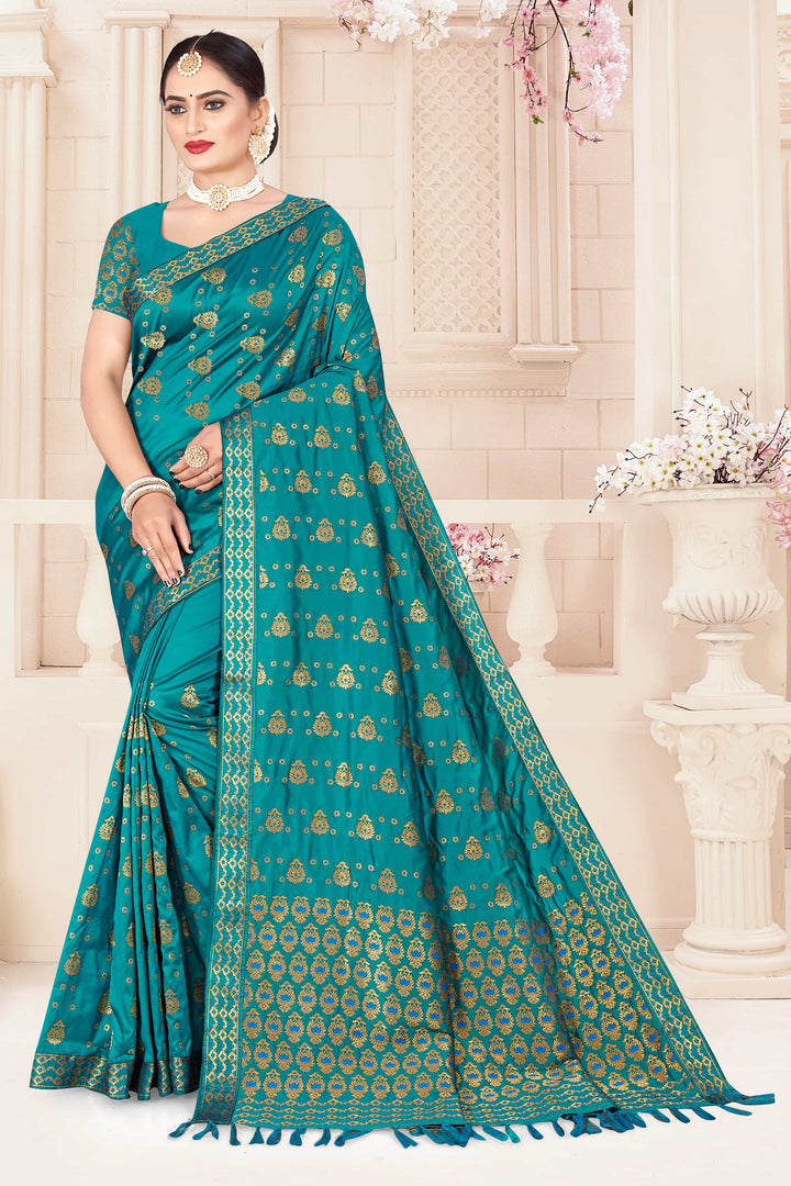 Soft Art-Silk Woven Assamese Saree