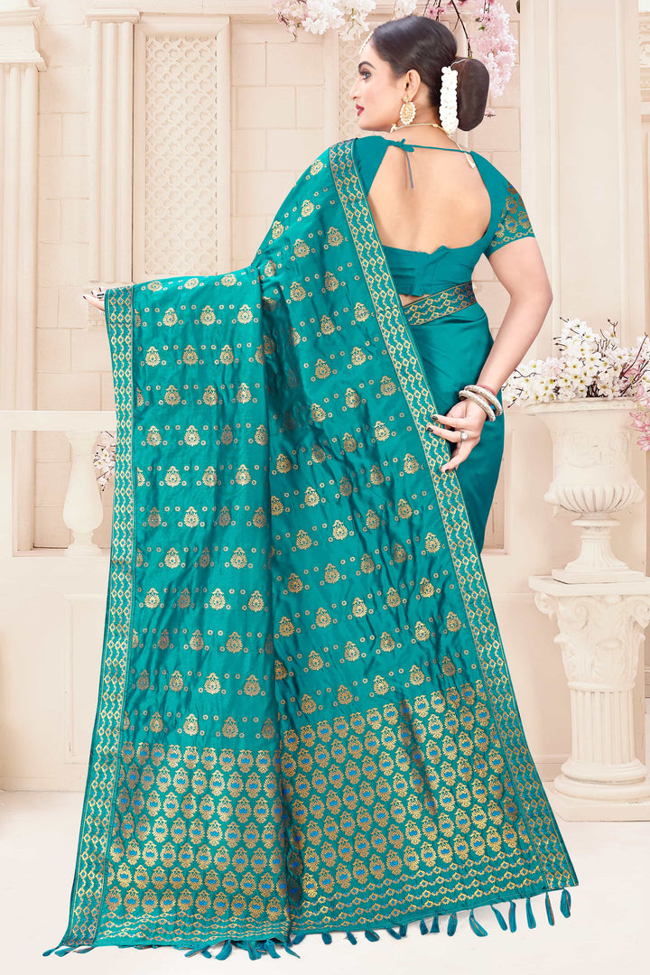 Soft Art-Silk Woven Assamese Saree